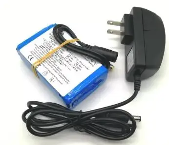 Free shipping 12v 7000mah 7ah lithium ion rechargeable battery with 2A charger for speaker led light | Электроника