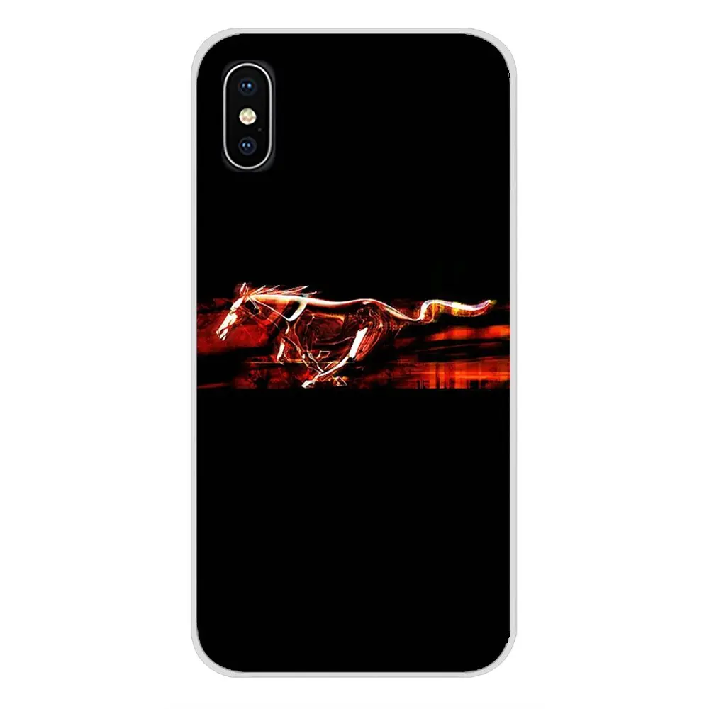 Любовь Ford Mustang Логотип Аксессуары для телефона Чехлы Apple iPhone X XR XS MAX 4 4S 5 5S 5C SE 6 6S 7 8