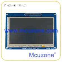 " TFT ЖК-дисплей 800*480 с сенсорным экраном, для ARM9 системы N32926U1DN ATSAM9G45 ATSAMA5D31 ATSAMA5D34 NUC972DF62Y IMX287