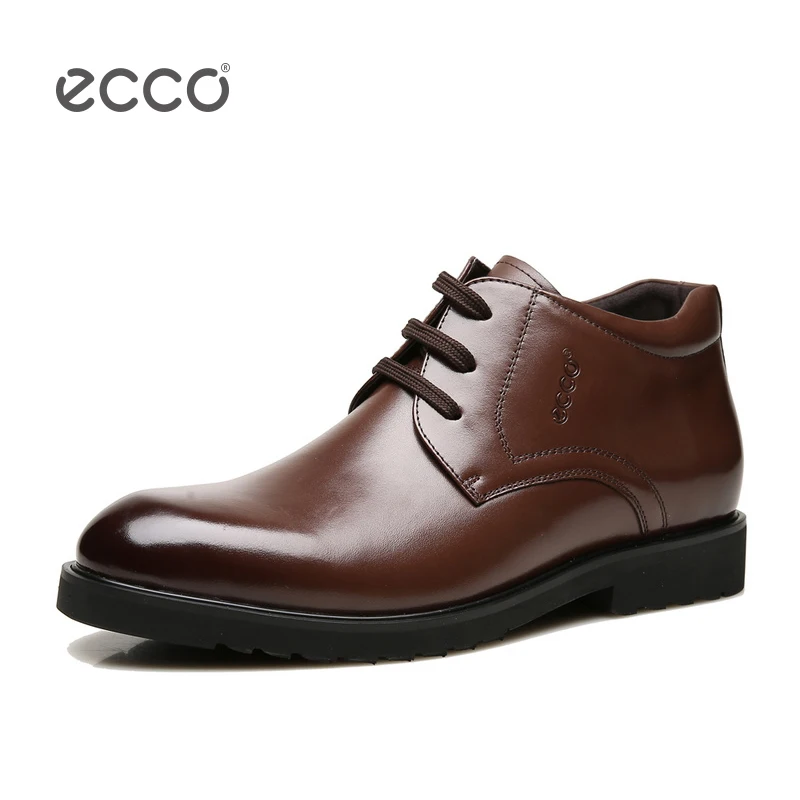 ECCO 2018 Fashion Men Casual Shoes Keep Cotton Warm Men's Ankle Boots Winter Outdoor Footwear Windproof Waterproof Men's Boots