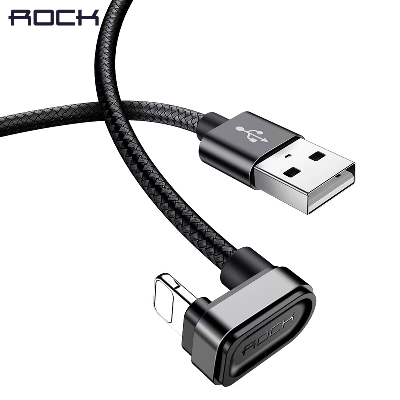 ROCK usb зарядка для iPhone игра USB кабель для iPhone X 8 7 6 XS XR XS max провод для быстрой зарядки 8-контактный адаптер Кабели