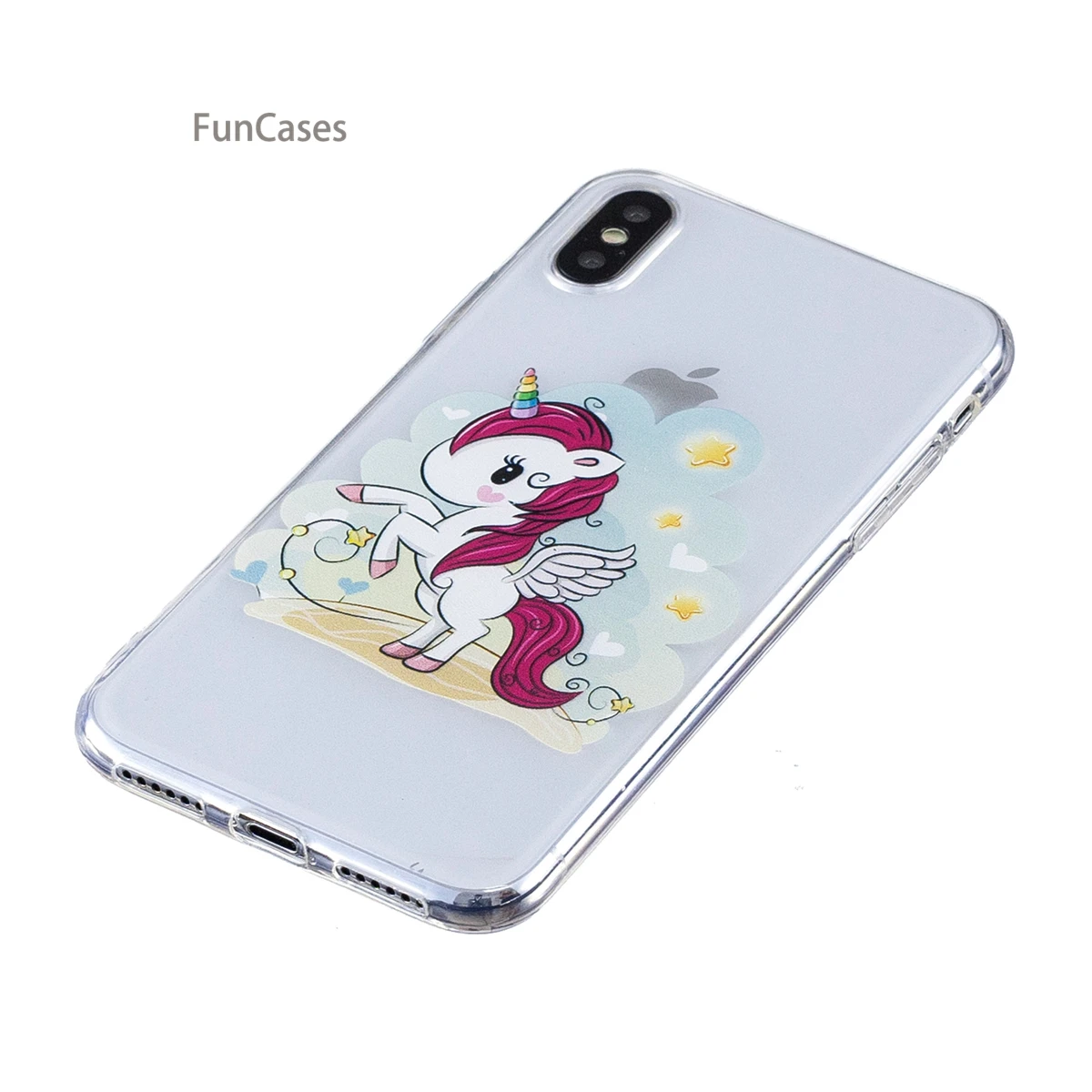 Panda Telepon Kasus Hoesje sFor iPhone X Lembut Silicone Telepon kasus Carcasa Csse Mengkilap Kasus Telepon Untuk iPhone X Handphone Protector