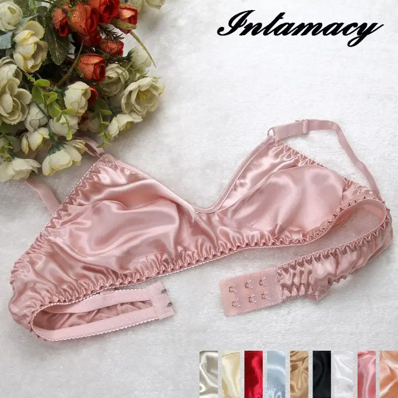 

100% real Silk Boutique Bra, Double-sided Silk ,Wireless, Unlined ,Health Comfortable relax, Underwear silk Bra