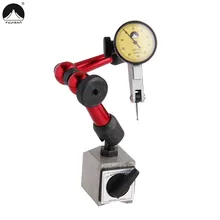 FUJISAN Dial Indicator 0-0,2 мм/0,002 с мини универсальным магнитным базовым циферблатом тестовым индикатором Магнитная подставка Dial Gauge