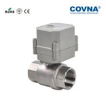 DN40 1-1/2 Inch Электрический привод миниатюрный Нержавеющая сталь шаровой клапан