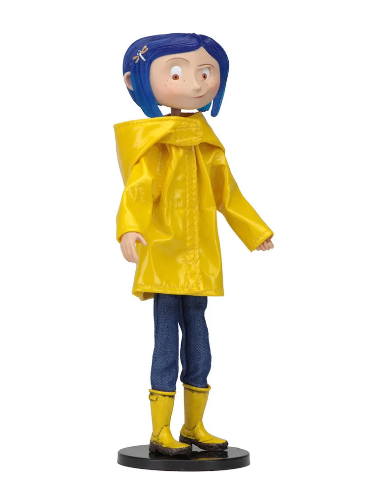 NECA Coraline & the Secret Door Coraline y la puerta secreta raincoat Action figure toys doll for gift04