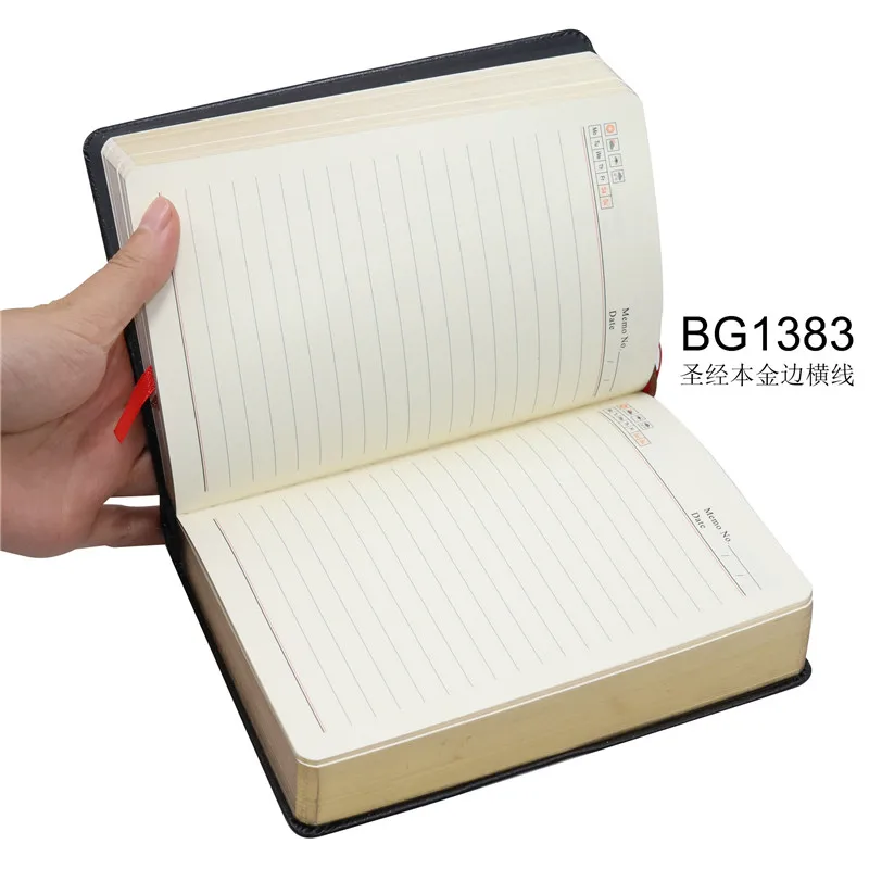 Caderno de Papel Grosso do Vintage Bloco de Notas de Couro Artigos de Papelaria Bíblia Livro Diário Zakka Diários Agenda Planejador Escola Escritório Suprimentos 18 de notas de couro bíblia livro diário