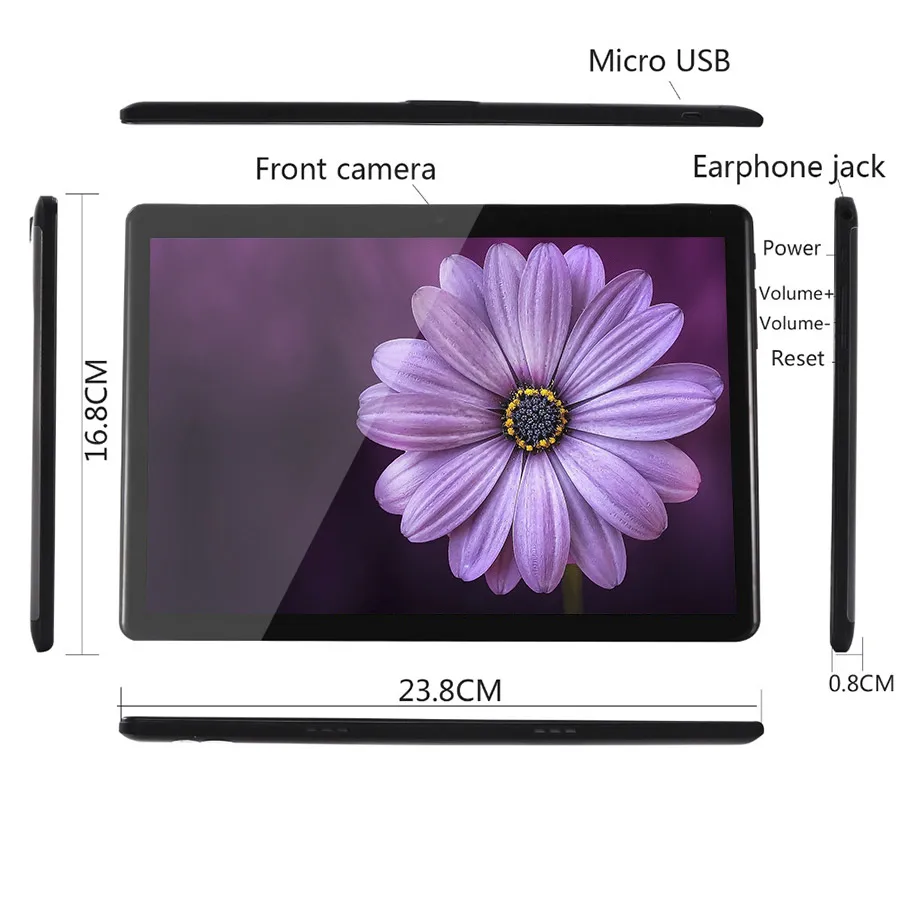 Aiboully 10 1 дюймов планшет андроид 7 OS 3g 4G LTE телефонные вызовы планшеты ПК
