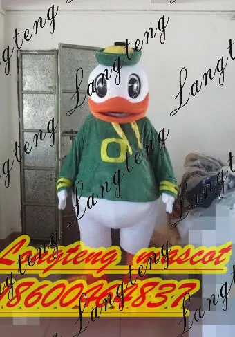 Donald Duck mascot Cartoon Character Costume cosplay mascot Custom Products custom-made free shipping real picture