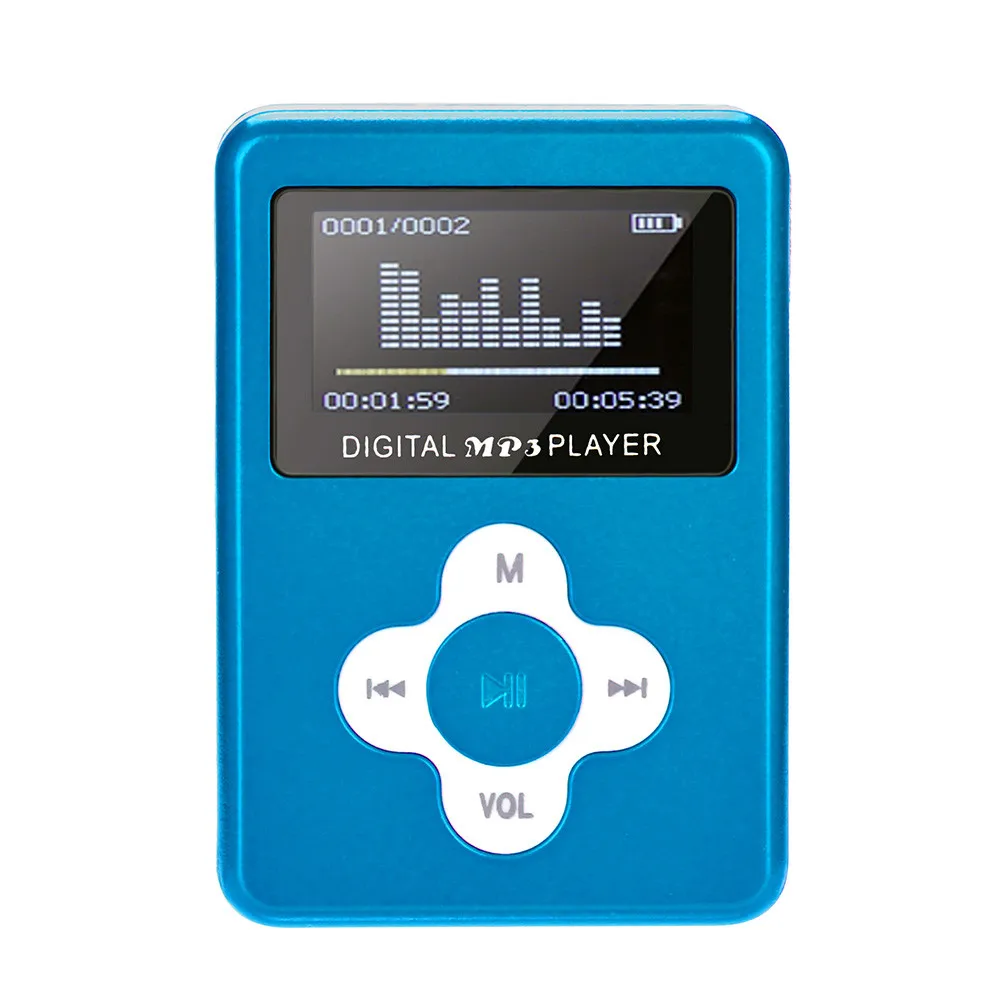 USB мини MP3 плеер с ЖК экраном и поддержкой карты Micro SD TF 32 ГБ|MP3-плееры| |