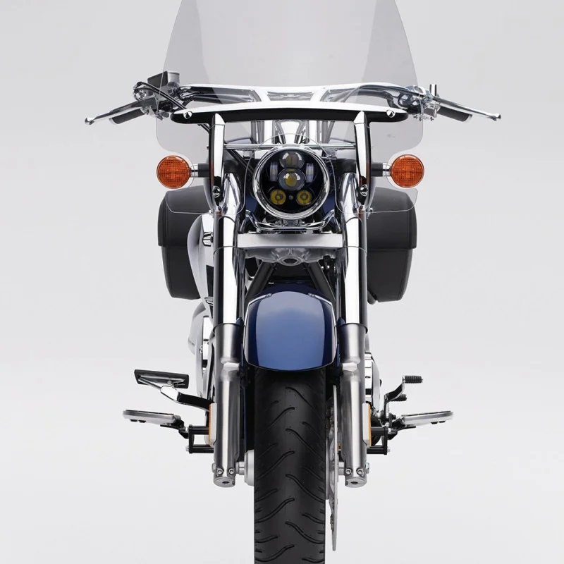 FADUIES 5.75 inch LED Headlamp 5 34 inch Daymaker LED For Harley Iron 883 Dyna Street Bob FXDB Sportsters Headlight Kit (6)