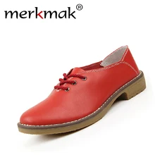 Nouvelle 2017 de mode femmes chaussures en cuir véritable oxford chaussures pour femmes appartements mocassins sapatos femininos sapatilhas zapatos mujer
