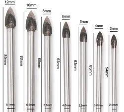 Фарфор пикообразная головка плитка Стекло Керамика Мрамор сверла Стекло Мрамор фарфор пикообразная головка керамическая плитка Биты