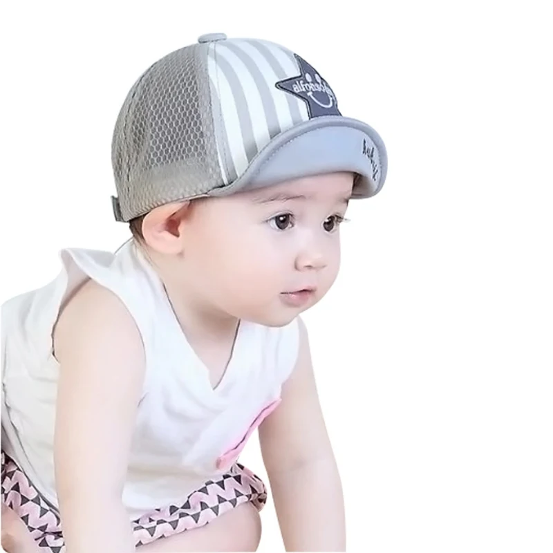 Summer Infant Baby Boys Baseball Cap Toddler Star Print Striped
