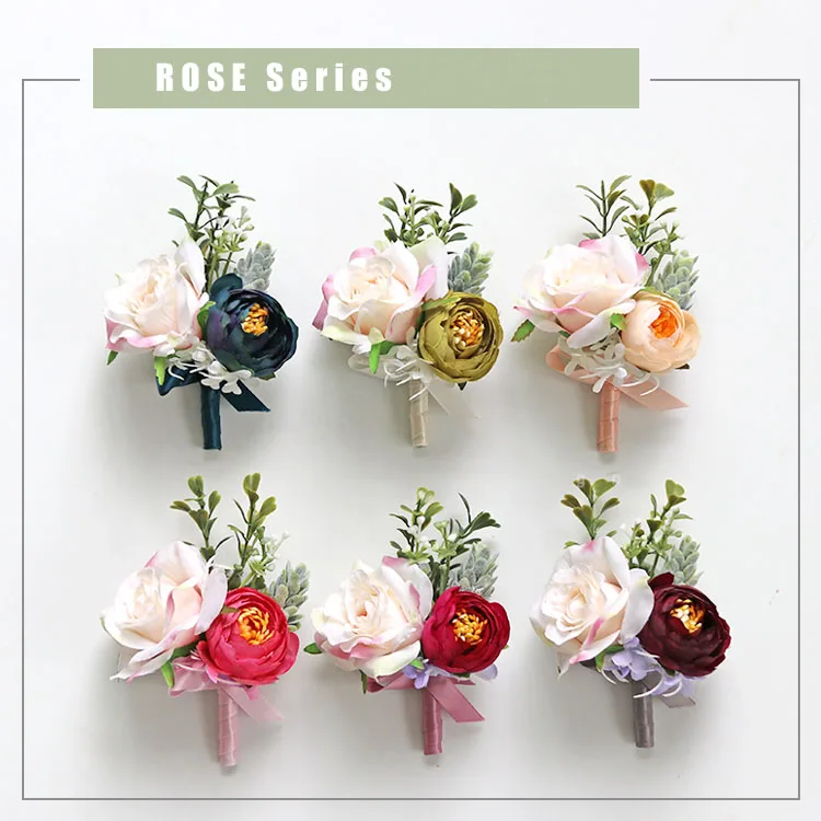 wedding boutonniere wrist corsage marriage  (16)