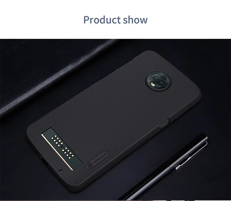 NILLKIN Super Frosted Shield High-quality Exquisite Protective Case for Motorola MOTO Z3 and Z3 PLAY Smartphone