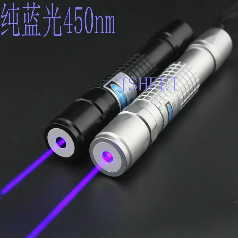 

JSHFEI 450nm blue Laser pointer laser pointer light match include battery and charger WHOLESALE LAZER pen 5mw
