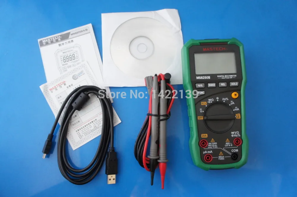 Mastech MS8250B автоматический счетчик цифровых мультиметров|Мультиметры| |
