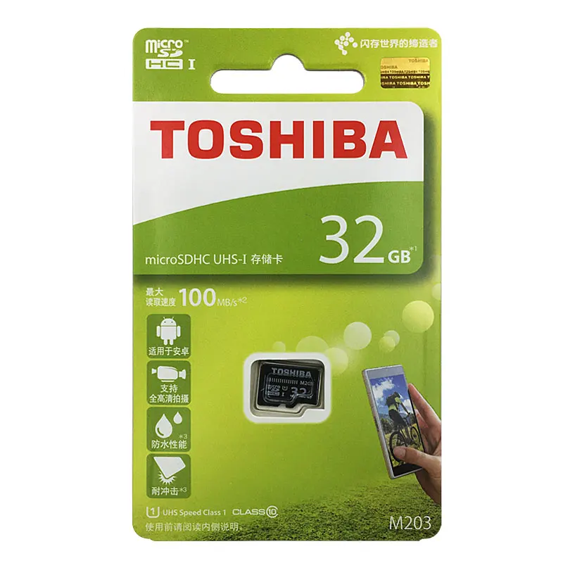 TOSHIBA Micro SD карта 128 Гб 64 Гб SDXC класс 10 UHS-I Карта памяти SDHC 16 ГБ 32 ГБ TF/microsd SD Micro карта