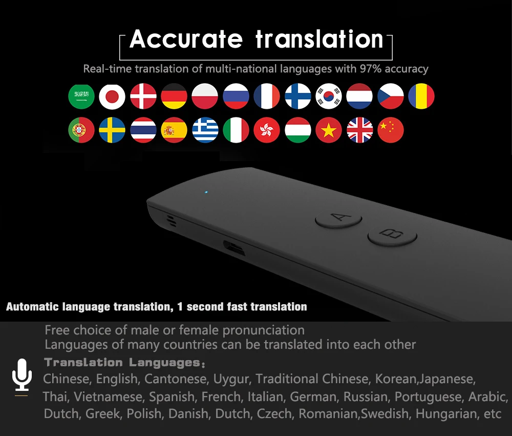 T6 интеллигентая (ый) переводчик умный голосовой речи переводчики двухсторонняя в режиме реального времени 28 мульти-Язык перевод для