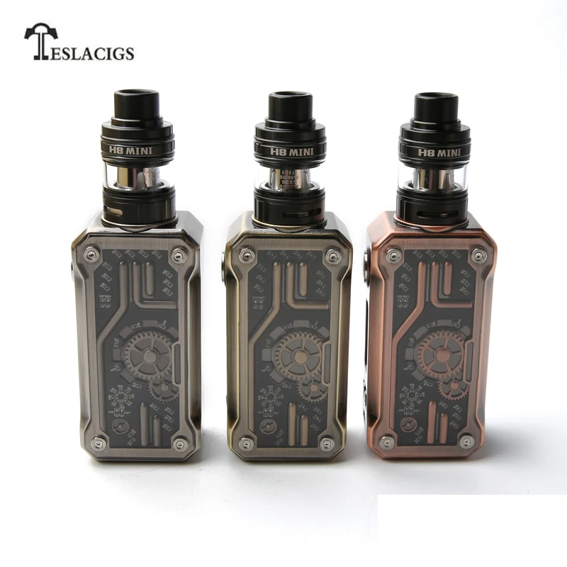 

Original Tesla Punk 85W TC Kit 85W Punk Box MOD Vape with 2ml H8 Mini Tank Atomizer with F2 E4 Coil Electronic Cigarette