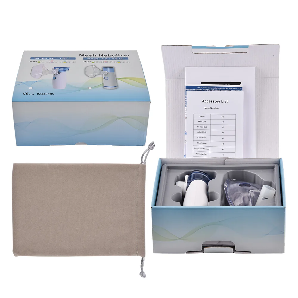  Health Care Atomizer Respirator Humidifier Adult Kid Inhaler Nebulizer Portable Household Mini Hand
