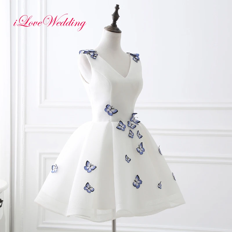 butterfly white dress