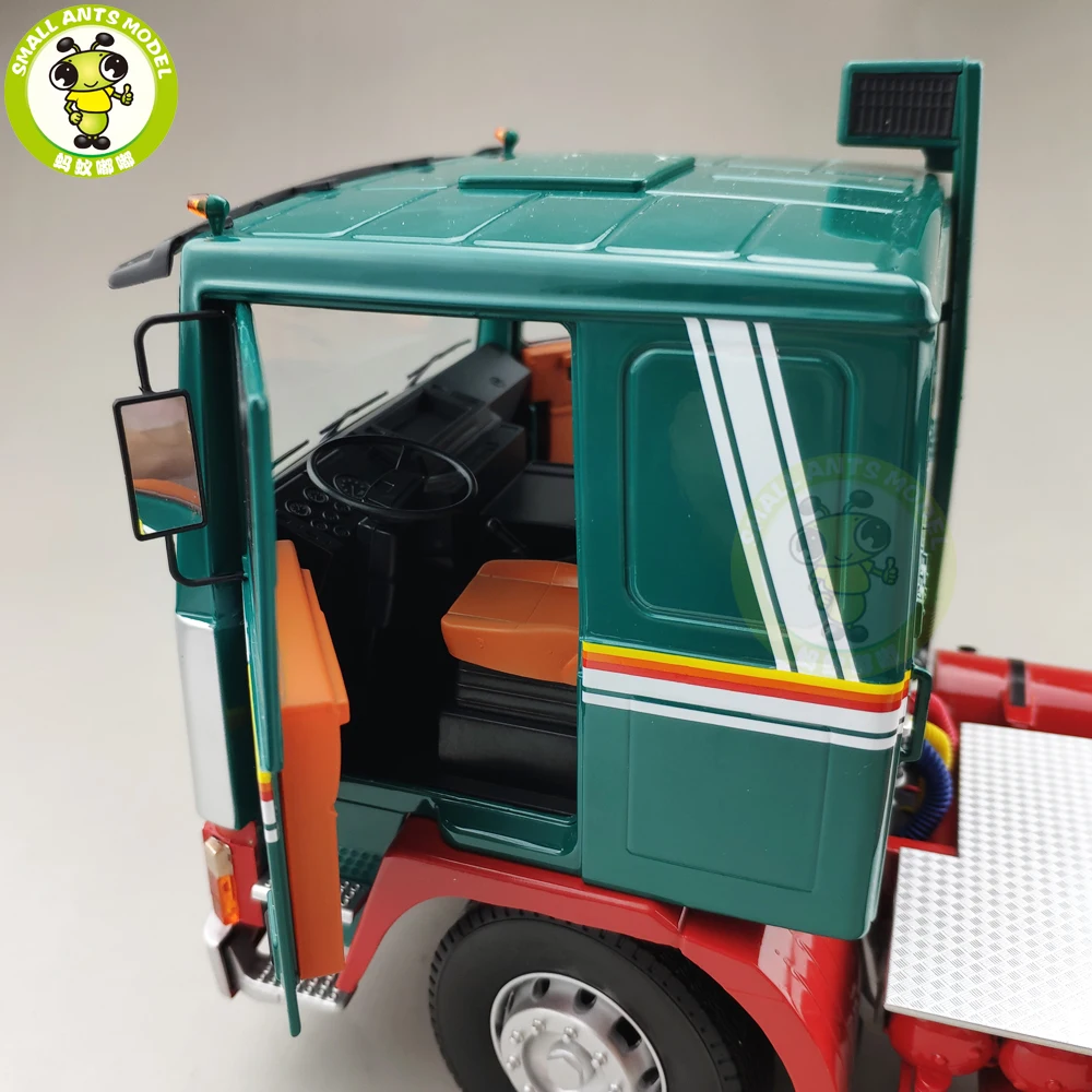 1/18 ROAD KINGS KK Volvo F1220 тягач 1977 литой автомобиль модели грузовиков игрушки для детей подарок зеленый и красный