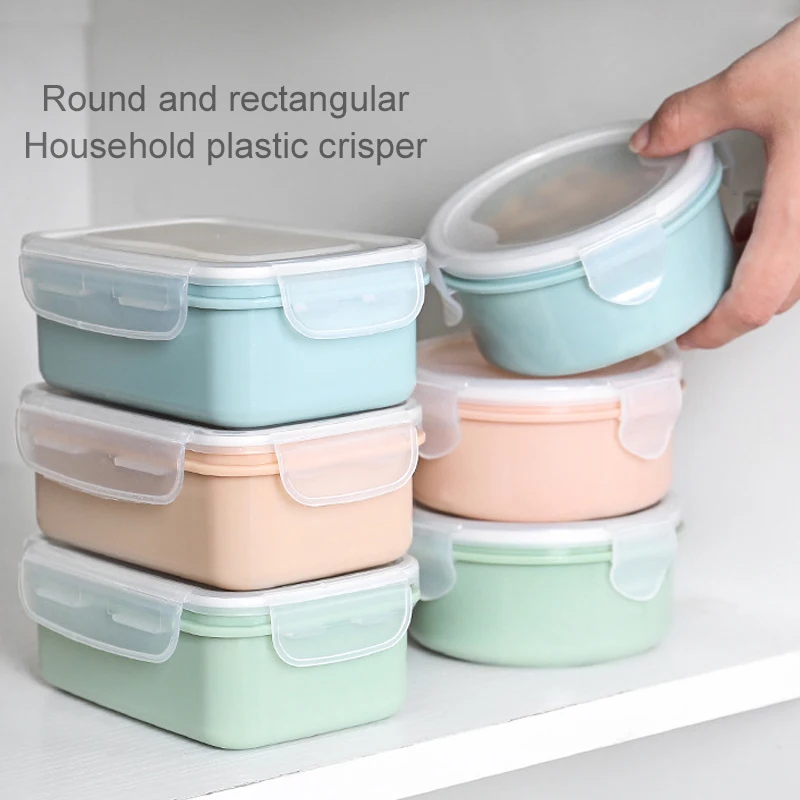 

Storage Box Refrigerator Boxes Container Plastic Preservation Box Kitchen Tool Save Space Food Multipurpose Collection