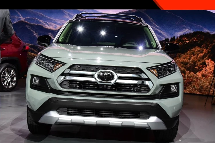 Запчасти для автомобиля для Toyota Rav4 Rav 4 Adventure ABS Хромированная передняя Центральная решетка гриль крышка отделка внешние аксессуары