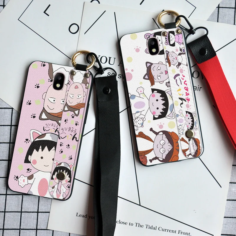 

Silicone Case For Samsung Galaxy A8 A9 Star A6s A8S Soft TPU Cover Neck Strap Back Case For Samsung A5 A7 J3 J5 J7 2017 Coque