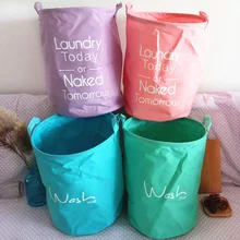 Новые простые 35*45 см корзина для белья мультфильм хлопок белье грязную одежду корзина складная корзина для хранения игрушки сумка для хранения /баррель/ведро