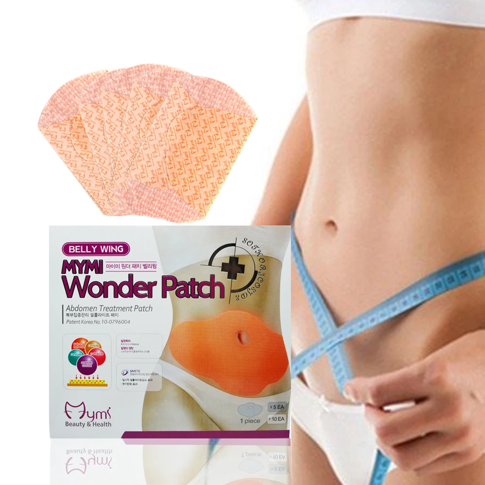 

20Pcs MYMI Wonder Slimming Patch Belly Abdomen Weight Loss Fat Burning Cream Navel Stick Body Shapping Massage Patch D026