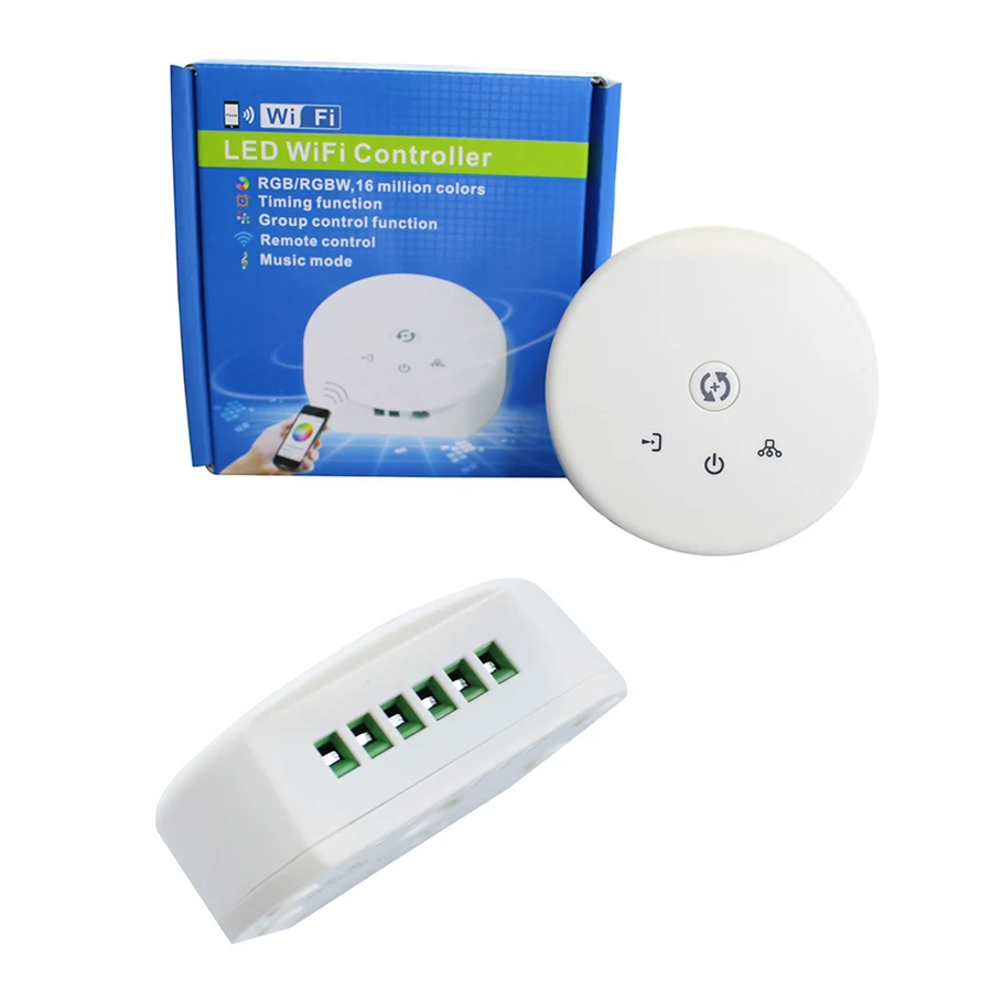 LED RGB Wifi Controller DC12-24V Magic UFO Wifi Controller For RGBW LED Strip Lights 2835 5050 led tape led ribbon