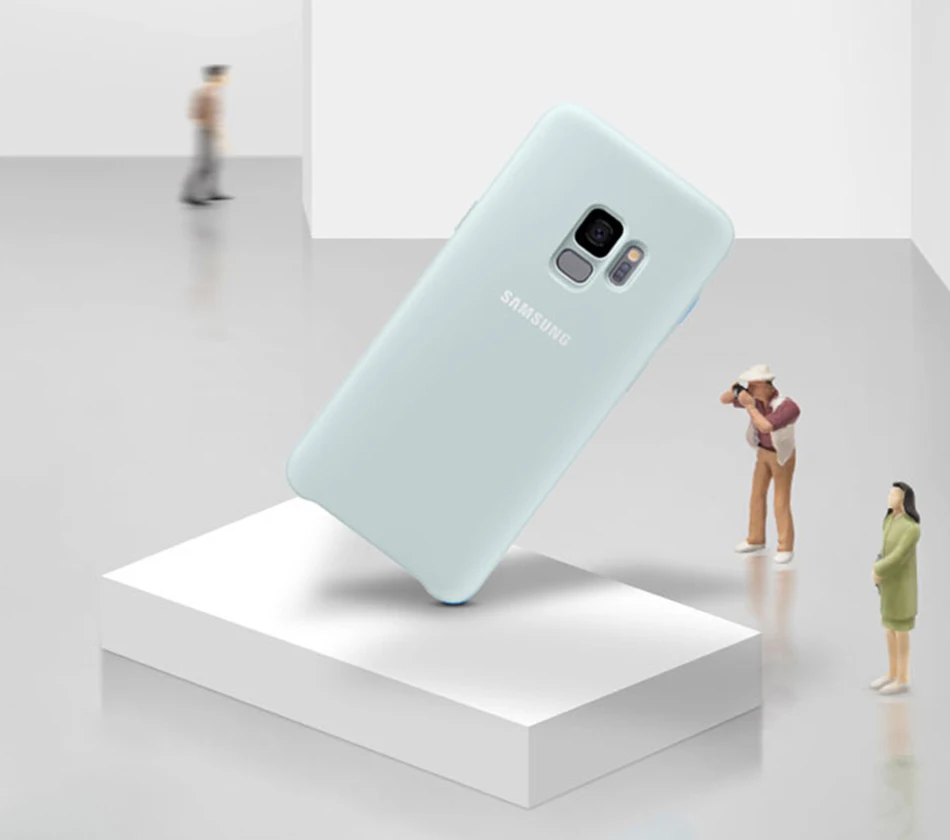 8Samsung S9 S 9 Plus Case Cover Silicone 100% Original Back Slim Sample Shockproof Camera Protective Surface Waterproof G9650