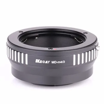 

MD-M4/3 for Minolta MD / MC Lens to for OLYMPUS 0r for Panasonic M Camera M4/3 Mount Adapter - Black + Silver 4
