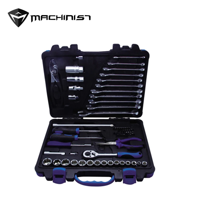 

60pcs 3/8"car Motorcycle Repair Tool Box Precision Ratchet Wrench Set Sleeve Universal Joint Hardware Tool Kit For CarNY-TZ60P38