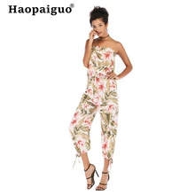 Plus Size 2019 Summer Slash Neck Bodysuit Women Chiffon Sexy Bodysuit Backless Print Floral Bodysuit Jumpsuit Overalls Plus Size 2019 Summer Slash Neck Bodysuit Women Chiffon Sexy Bodysuit Backless Print Floral Bodysuit Jumpsuit Overalls