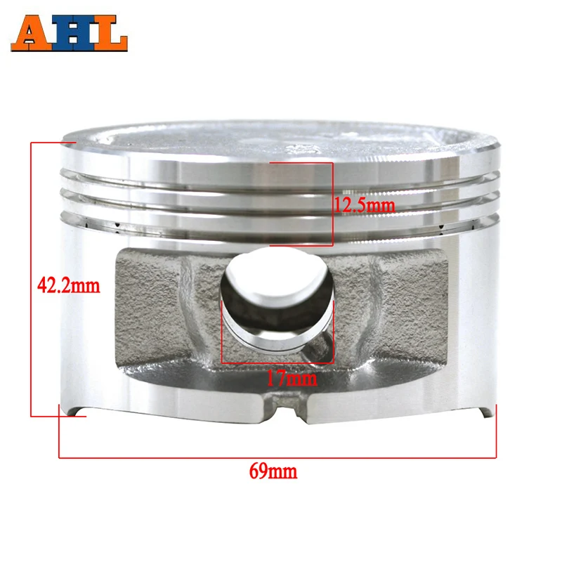 AHL STD ~ + 100 69 мм 25 5 75 70 мотоциклетные поршневые кольца для YAMAHA YP250 YP 250 Majesty 4HC|piston