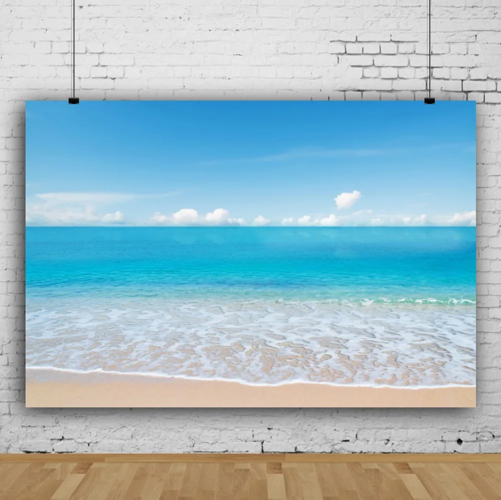 Laeacco Tropical Seaside Landscape Blue Sky Cloud Scene Children Photography Backdrops Photographic Backgrounds For Photo Studio Laeacco Tropical Seaside Landscape Blue Sky Cloud Scene Children Photography Backdrops Photographic Backgrounds For Photo Studio