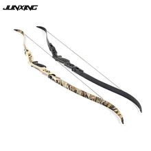 F166 Recurve 30-£ 55 אורך 64 סנטימטרים ב Camo/שחור עם riser גפיים מחרוזת Fit חיצוני חץ וקשת ציד ירי פעילות(China)