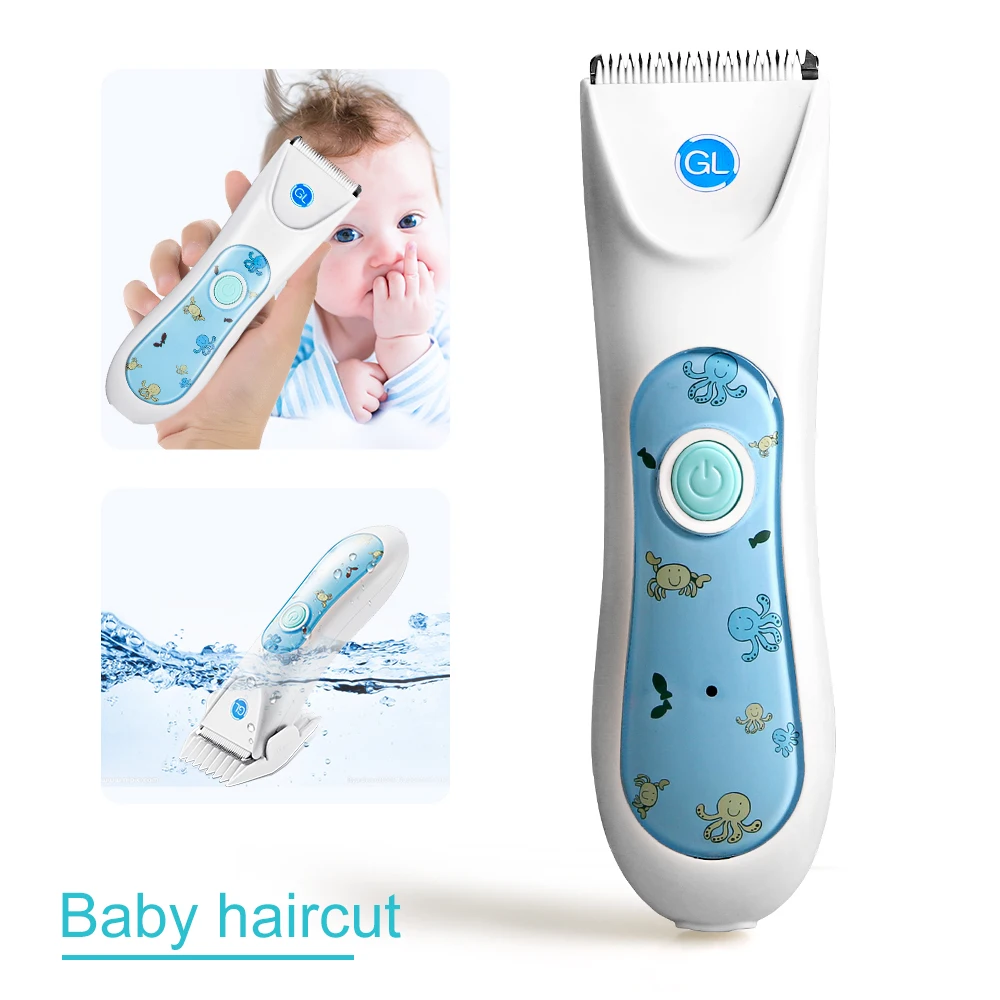 

GL super-quiet double-purpose hair clipper for babies and adults, with two working modes, detachable ceramic tool edge for clean