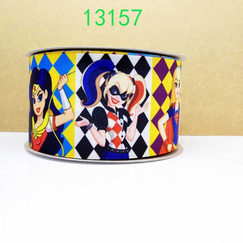 

Free shipping 50 yard per size character printed grosgrain ribbon 13157