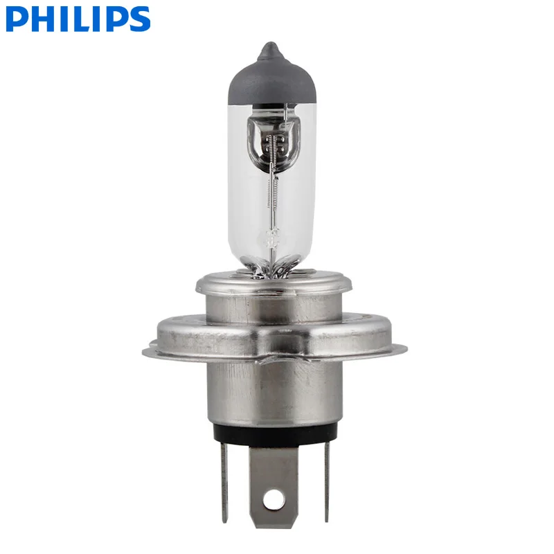 Галогеновая лампа Philips Vision H4 12V 60/55W P43t 12342C1+ 30% более яркий светильник автомобильные галогенные лампы головного светильник производитель комплексного оборудования для дальний и ближний свет(однометный