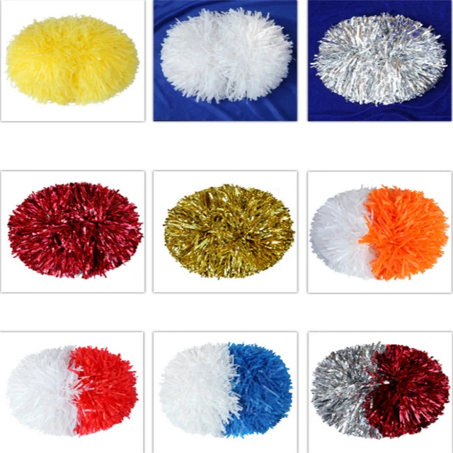 150g multicolor cheerleader pompon Cheerleading Pom Poms Cheerleaders Props  Suitable for increasing atmosphere Sport Supplies - AliExpress