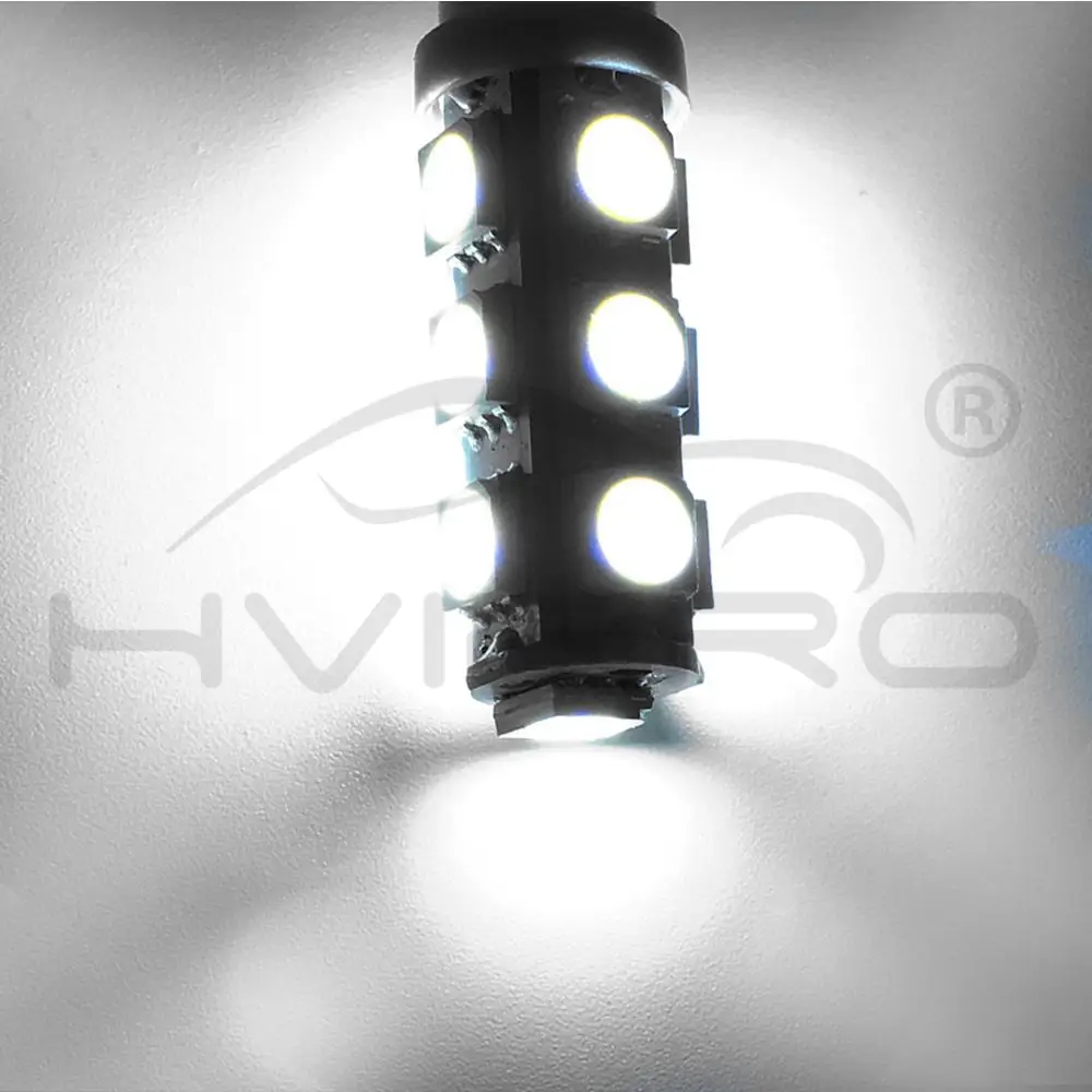 10X Белый T10 W5W светильник номерного знака Лампа багажника 13smd 194 168 192 автомобильный