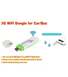 USB 3G Wi-Fi маршрутизатор мини Портативный Wi-Fi мобильного устройства доступа разблокирована Беспроводной модем UFI сети Doggle с SIM/TF слот для карт