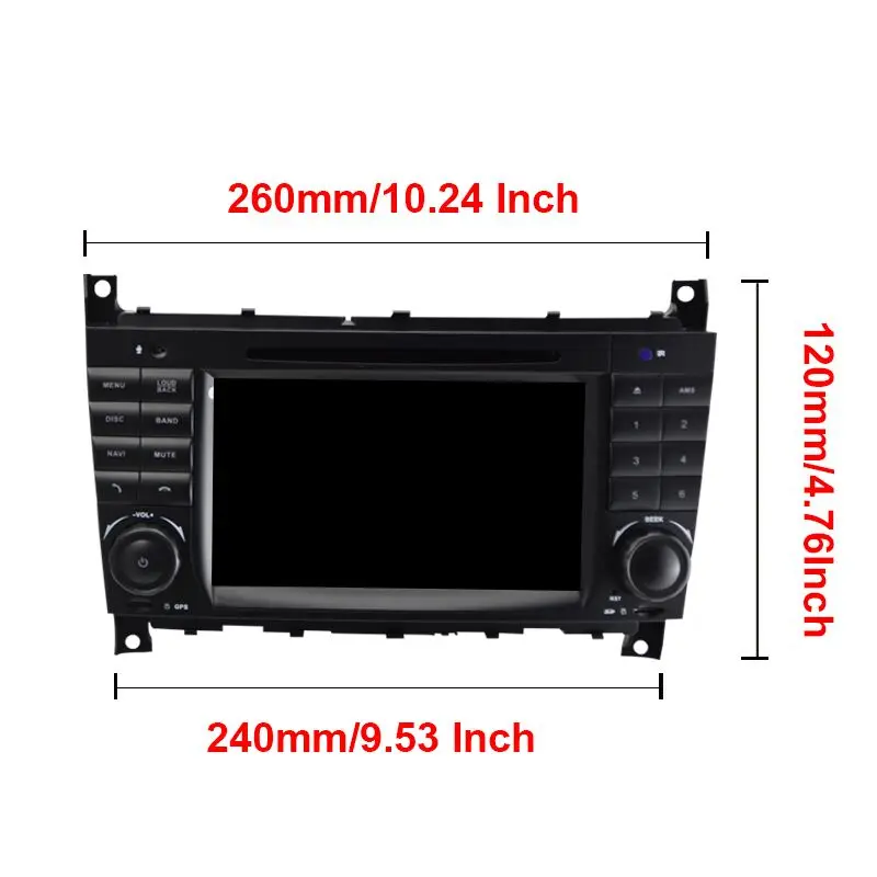 Perfect Android 9.0 Car Multimedia GPS Radio for Mercedes-Benz CLK-Class W209 2005-2006 C-Class W203 2004-2007 GPS Radio Carplay 3 Perfect Android 9.0 Car Multimedia GPS Radio for Mercedes-Benz CLK-Class W209 2005-2006 C-Class W203 2004-2007 GPS Radio Carplay 3