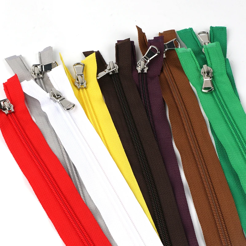 

5#70CM,Metal Head Nylon Open-End Colorful Zipper,Zipper Accessories For Manual DIY Pants/Clothing/Pillow/Bag/Shoes/Garment