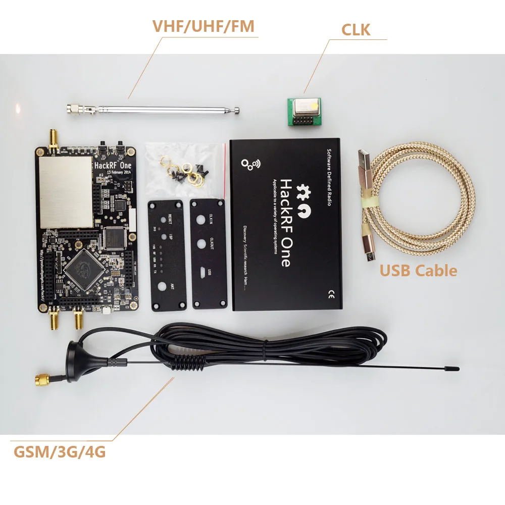 Günstig HackRF Ein usb plattform empfang von signalen RTL SDR Software Definiert Radio 1MHz bis 6GHz software demo board kit dongle empfänger